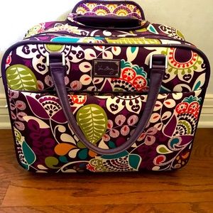 Vera Bradley Rolling Work Bag